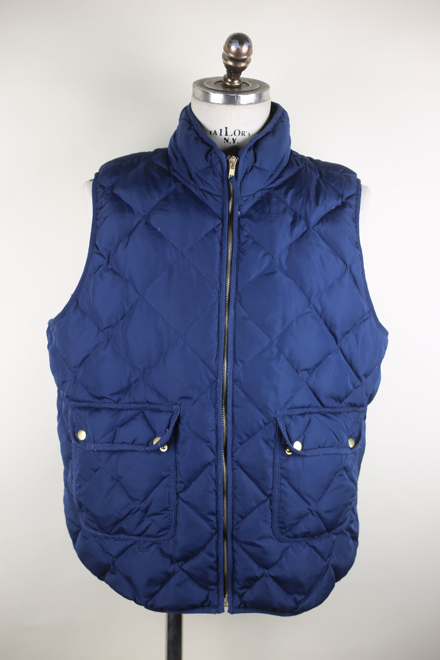 DOWN VEST  WOOL RICH  - L -