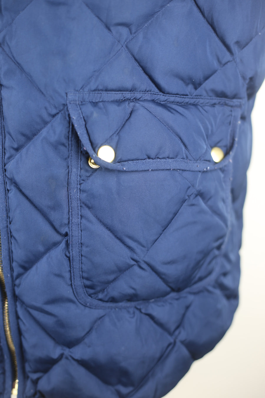 DOWN VEST  WOOL RICH  - L -