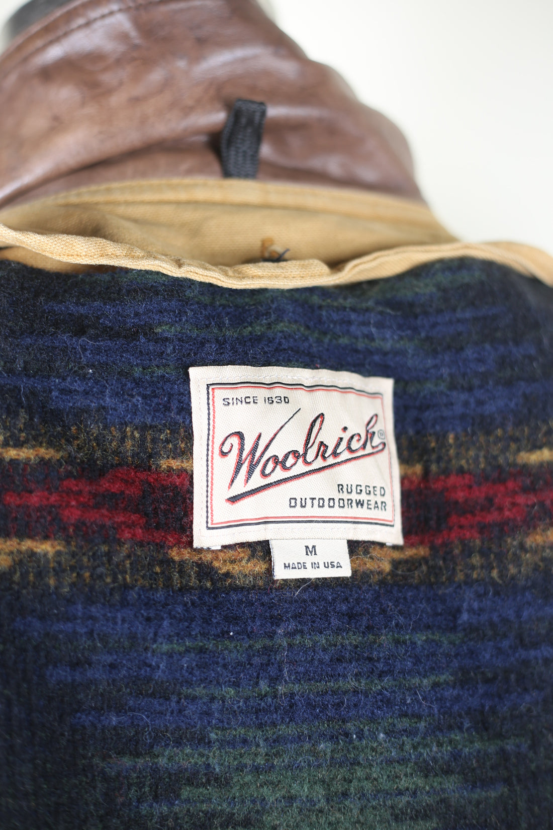 CANVAS JACKET WOOLRICH MADE IN USA  - M -