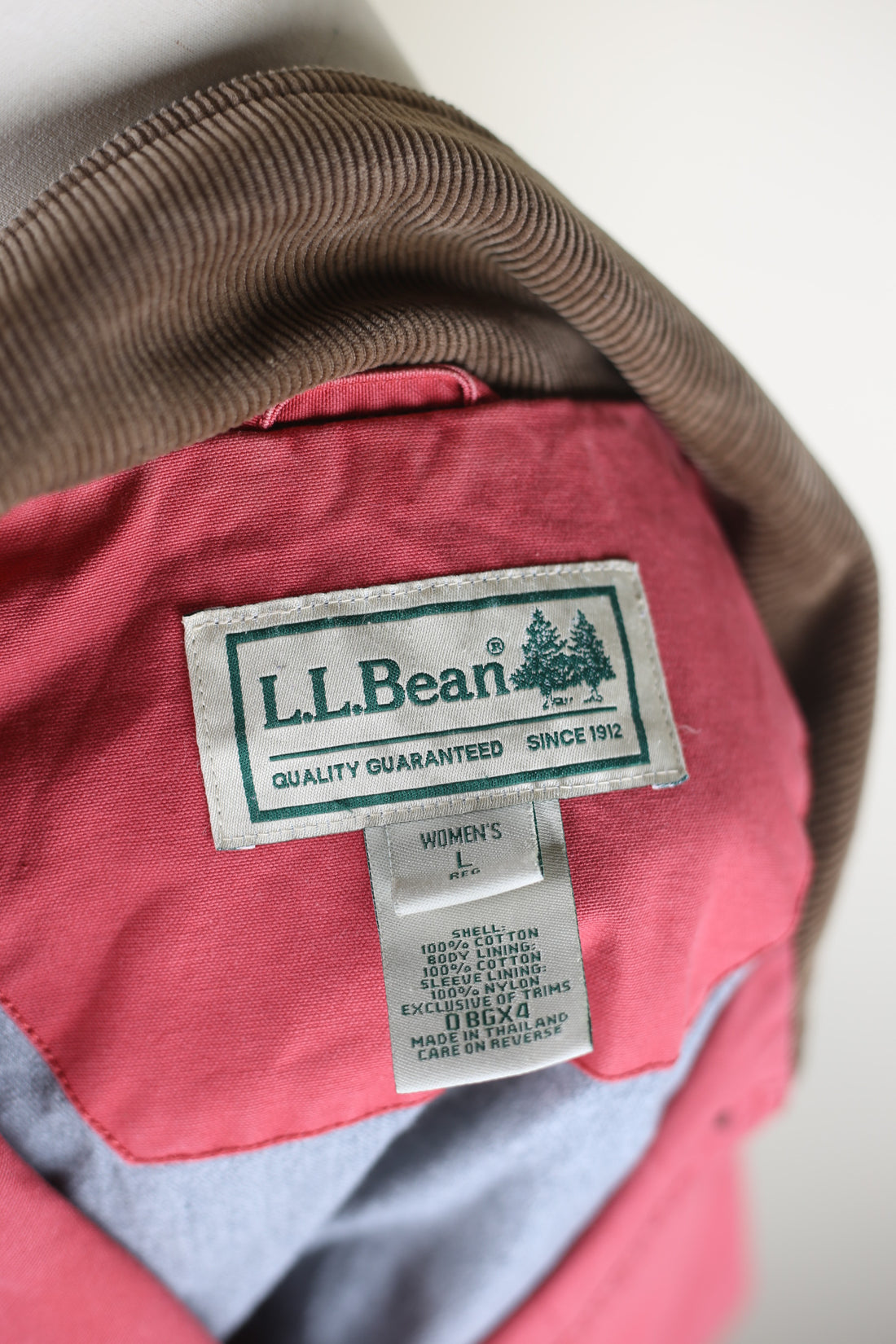CANVAS JACKET LL BEAN WOMEN - L -