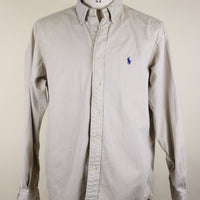 BUTTON DOWN RL SHIRT - M -