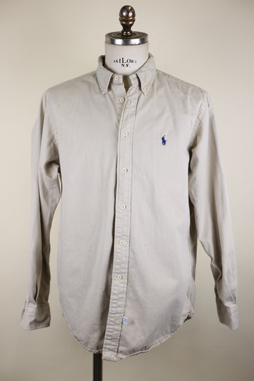 BUTTON DOWN RL SHIRT - M -