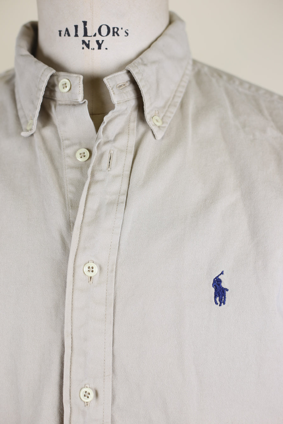 BUTTON DOWN RL SHIRT - M -