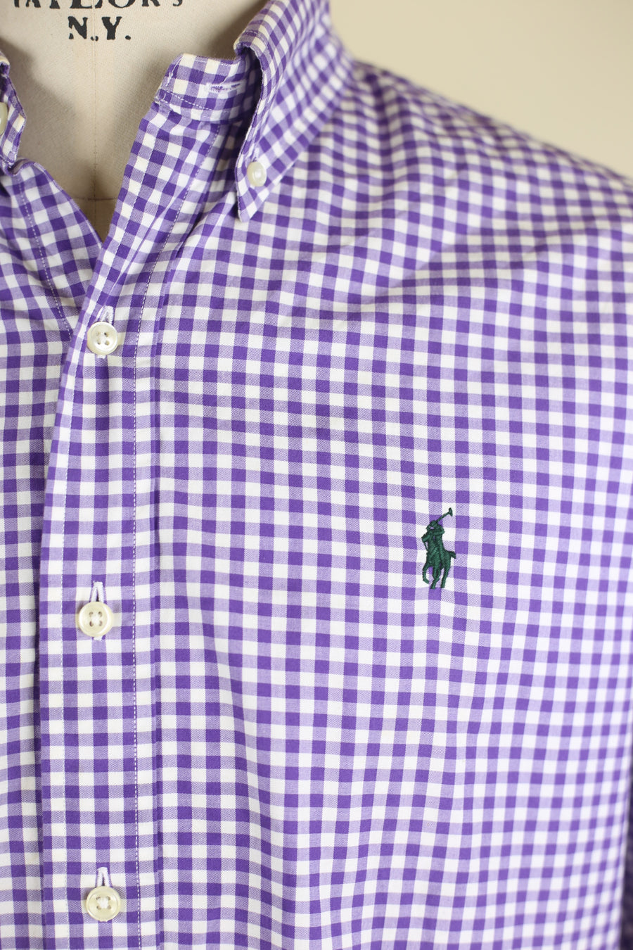 BUTTON DOWN RL SHIRT - M -