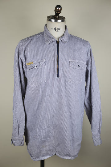 PRISON BLUES WORK SHIRT - L -