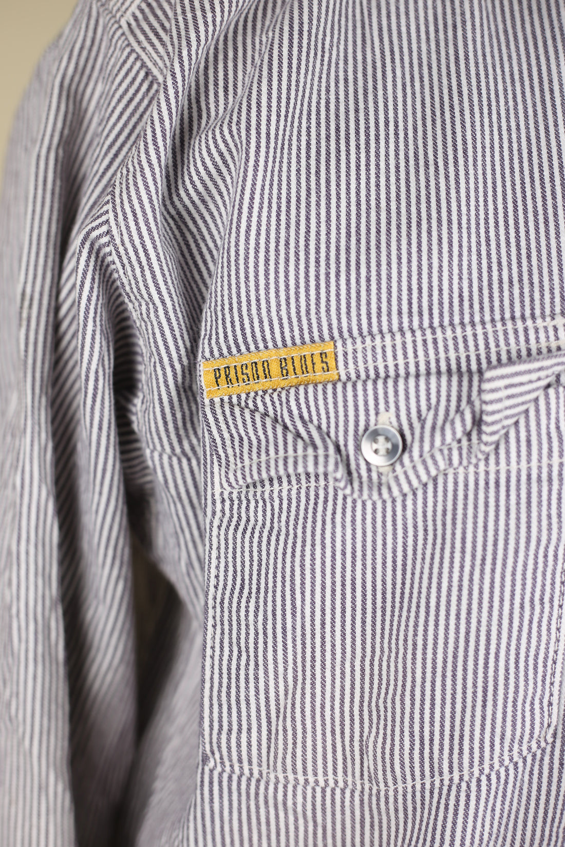 PRISON BLUES WORK SHIRT - L -