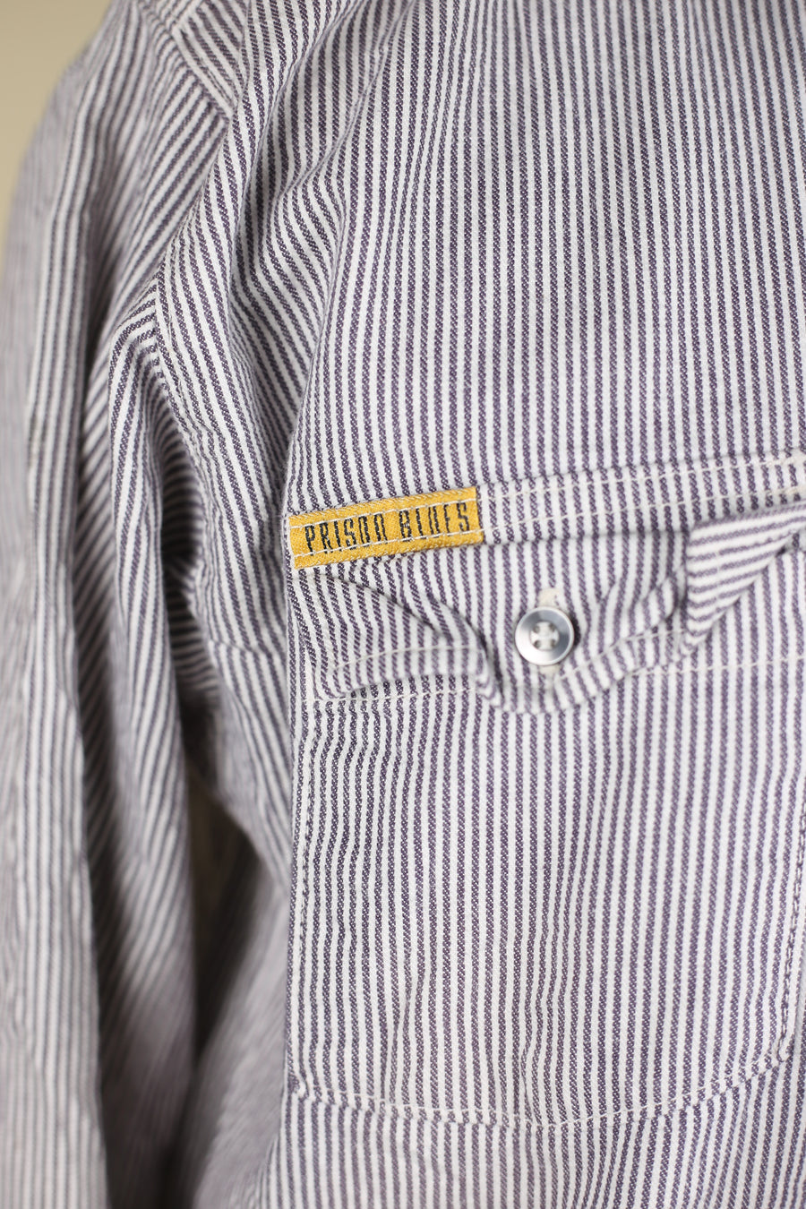 PRISON BLUES WORK SHIRT - L -
