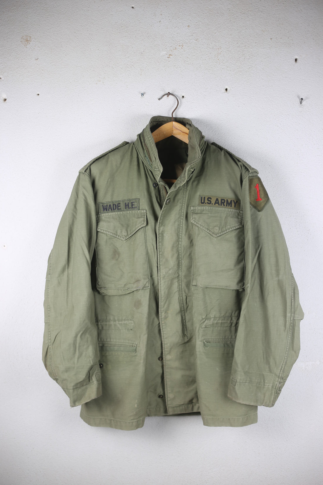 Field Jacket ALPHA INDUSTRIES  M-65 Us Army SCOVILL ZIP  - M - ( SMALL REGULAR)