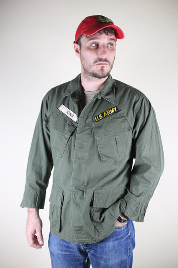 JUNGLE JACKET US ARMY 1960s - L -