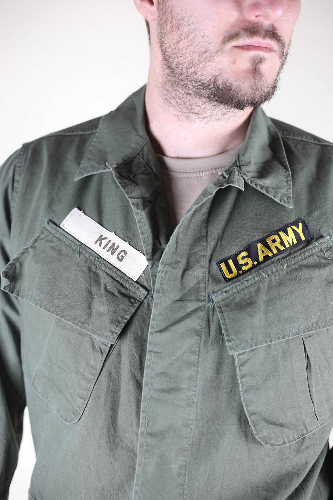 JUNGLE JACKET US ARMY 1960s  - L -