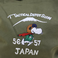 army tote bag with embroidery