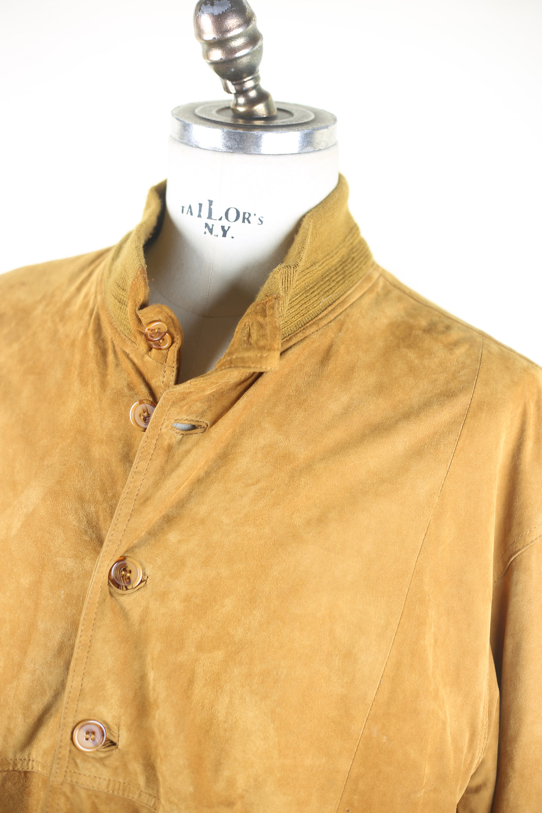 Real leather reindeer jacket -L-