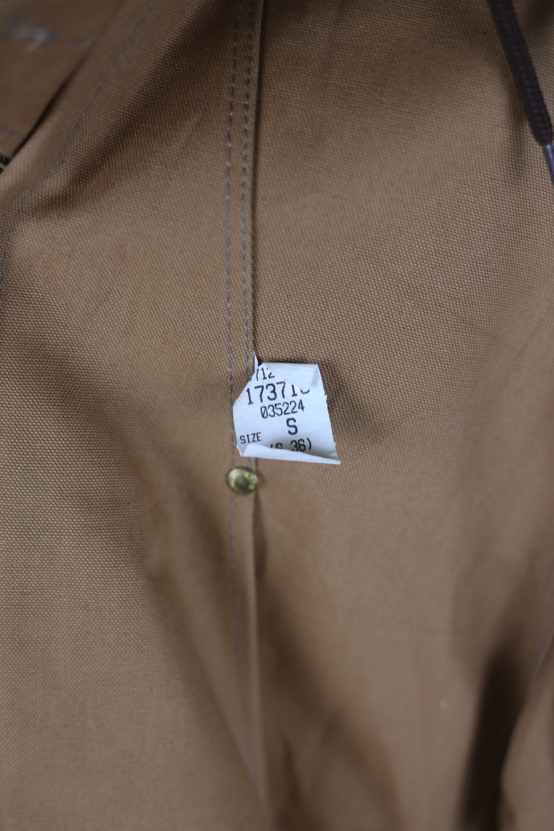 CHORE JACKET TOUGH DUCK MADE IN CANADA  DEADSTOCK-  S/M -