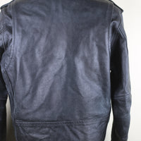 Giacca chiodo  in pelle vintage  - M -