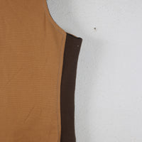 TOUGH DUCK CHORE VEST MADE IN CANADA DEADSTOCK - S -