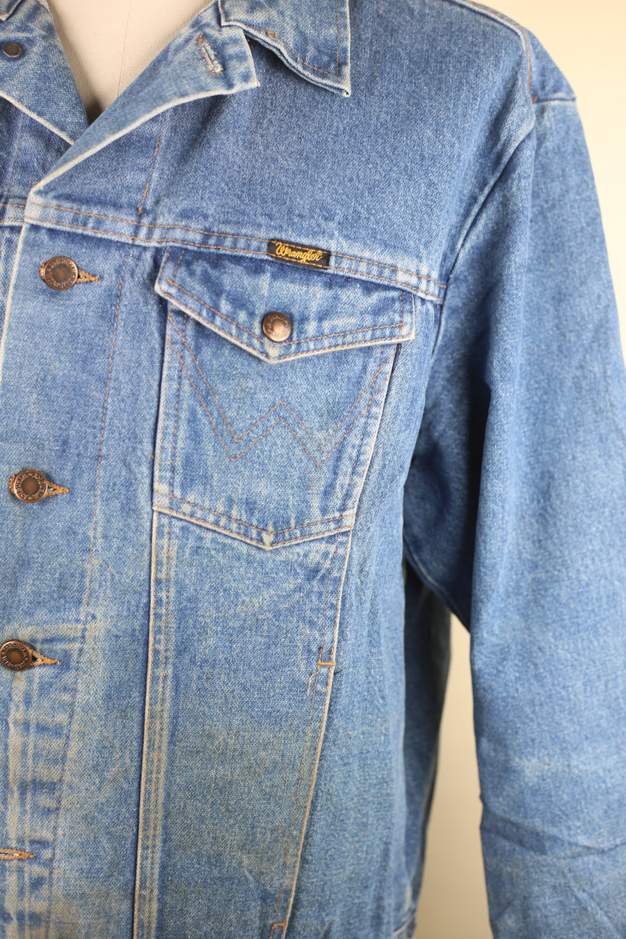 Giacca di Jeans  Wrangler made in usa -L-