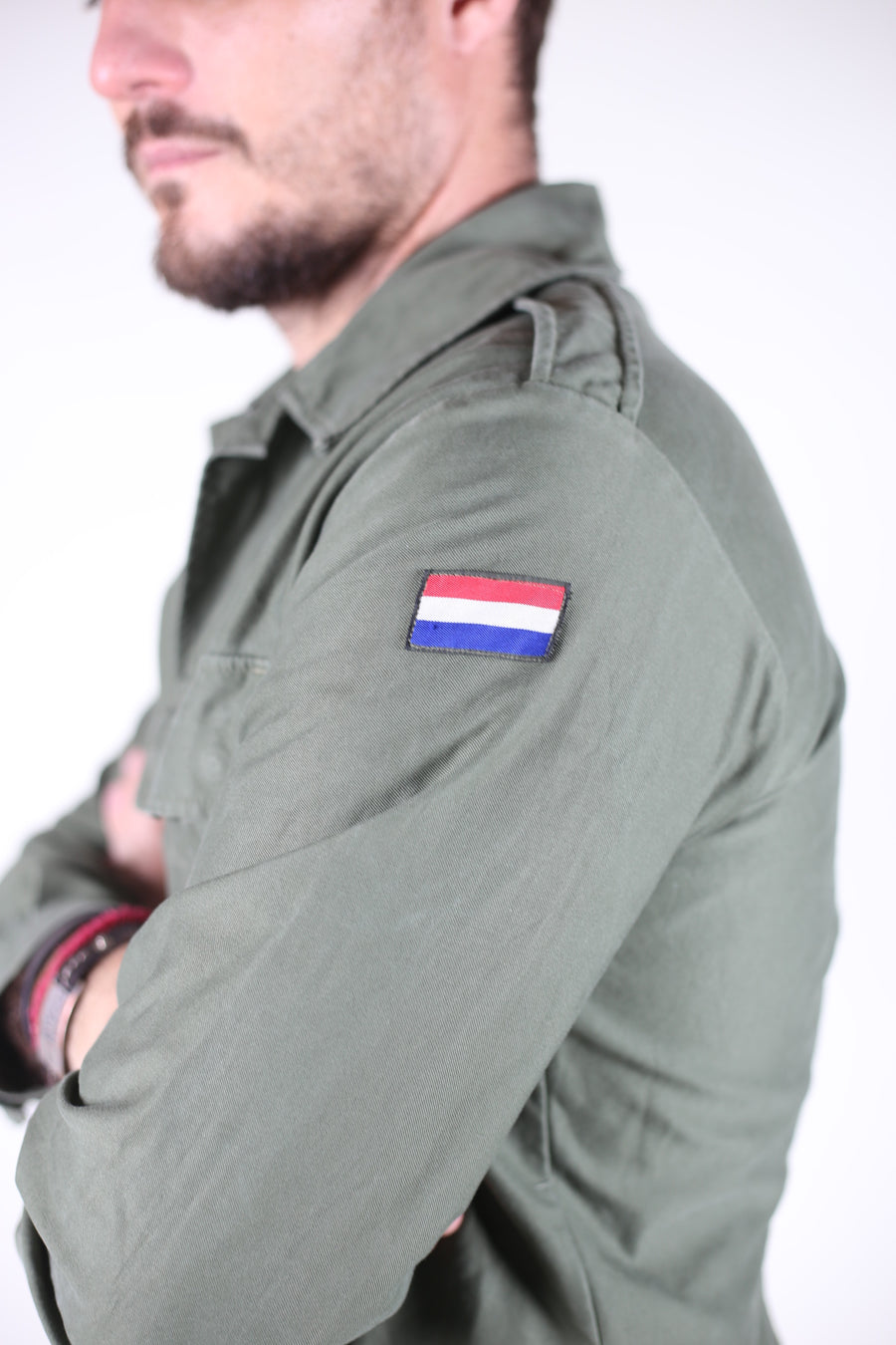 Dutch army fatigue shirt - L -
