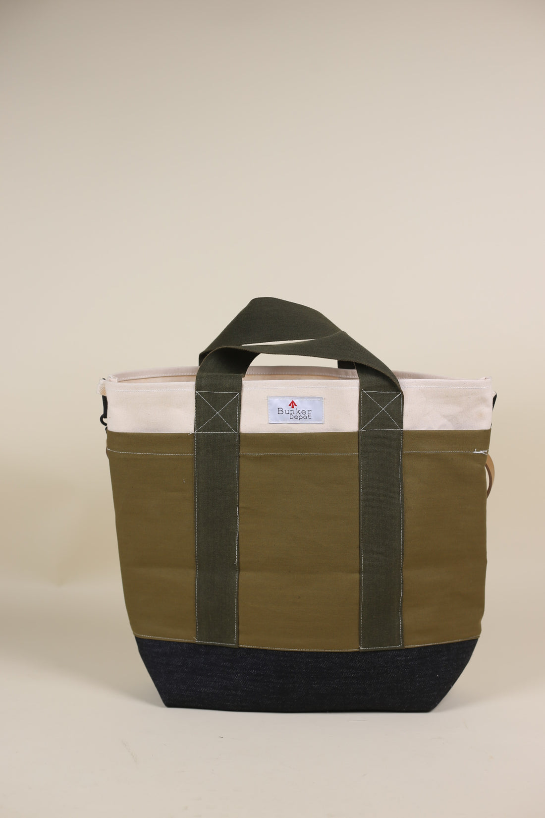 Hbt ​​and denim tote bag