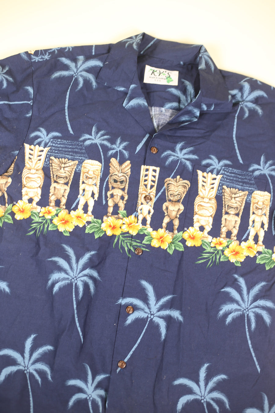 Camicia Hawaiana MADE IN usa   - L -