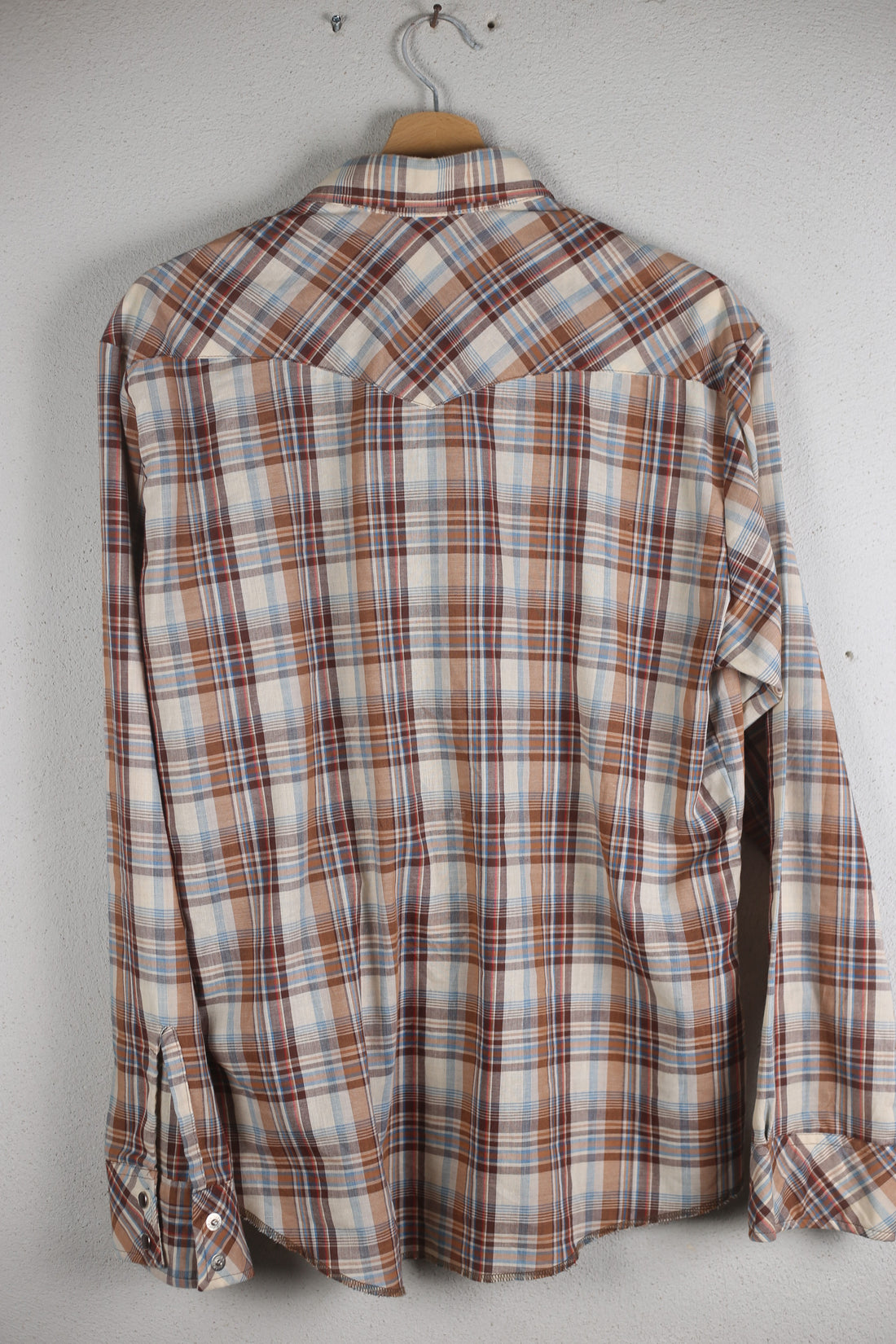 WRANGLER WESTERN SHIRT MADE IN USA - L -
