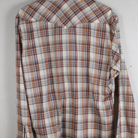 WRANGLER WESTERN SHIRT MADE IN USA - L -