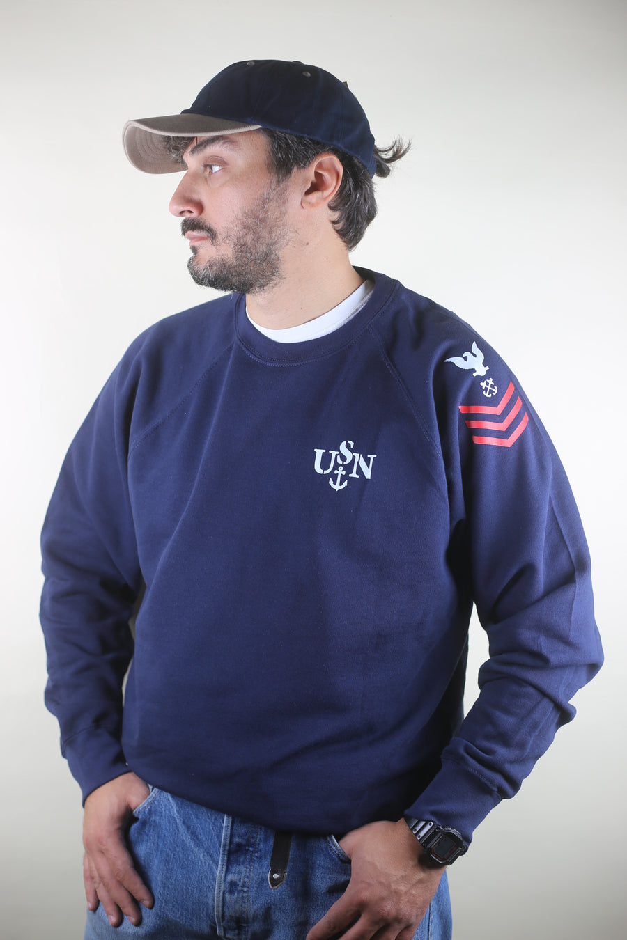 US NAVY WINTER Raglan Sweatshirt