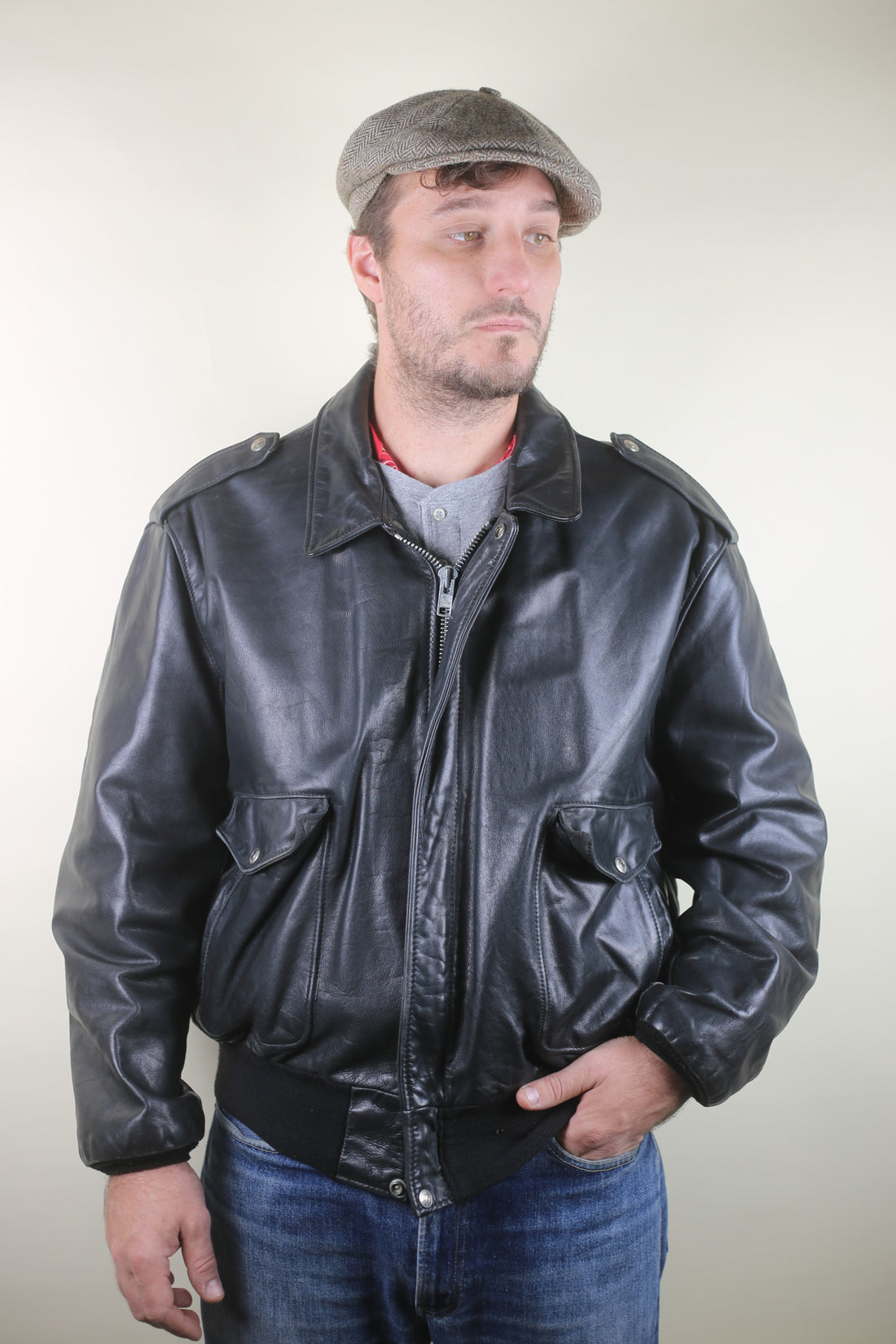 Giacca di pelle Schott  -  L -