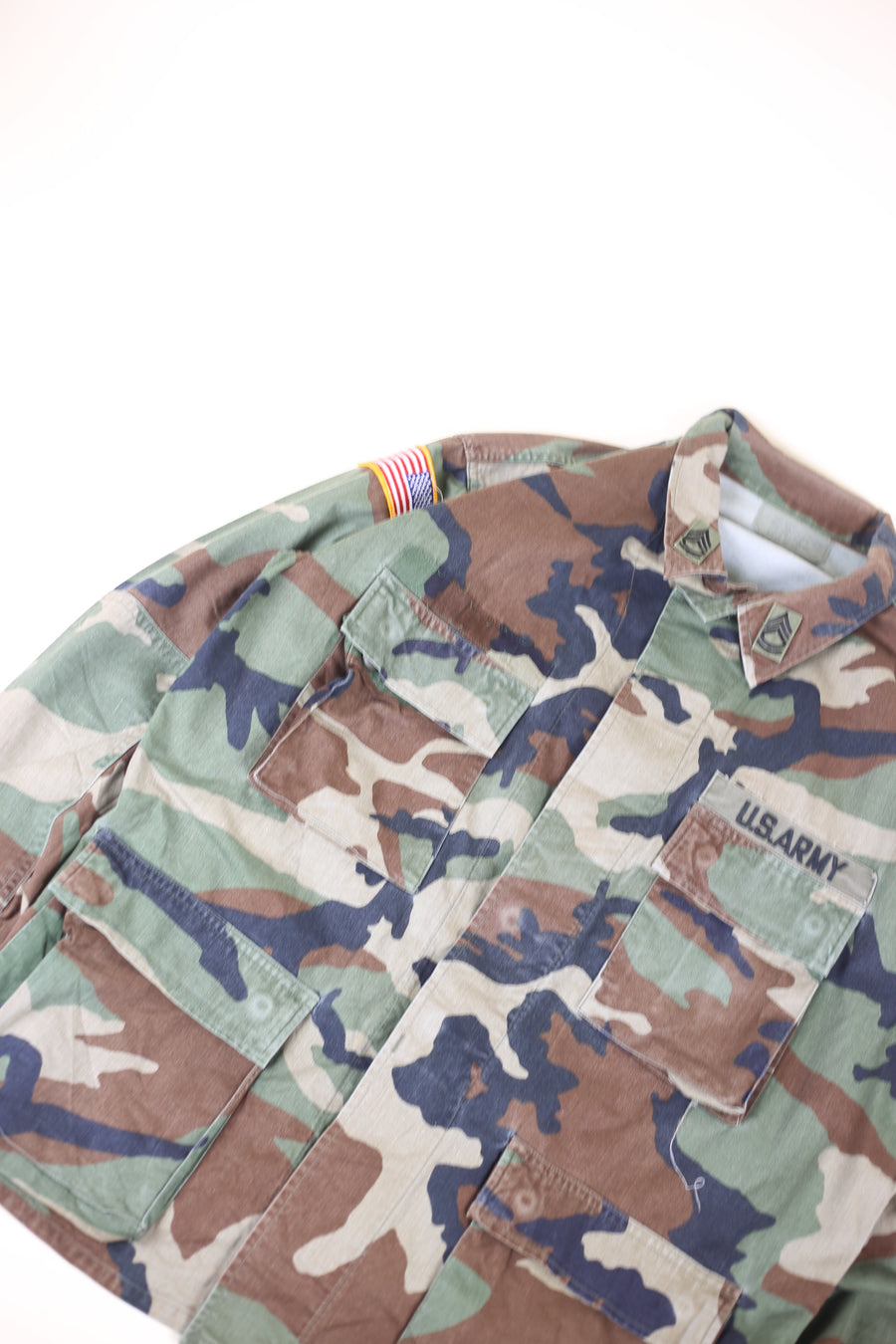 Bdu US ARMY camouflage jacket - XL - (CUSTOMIZABLE)