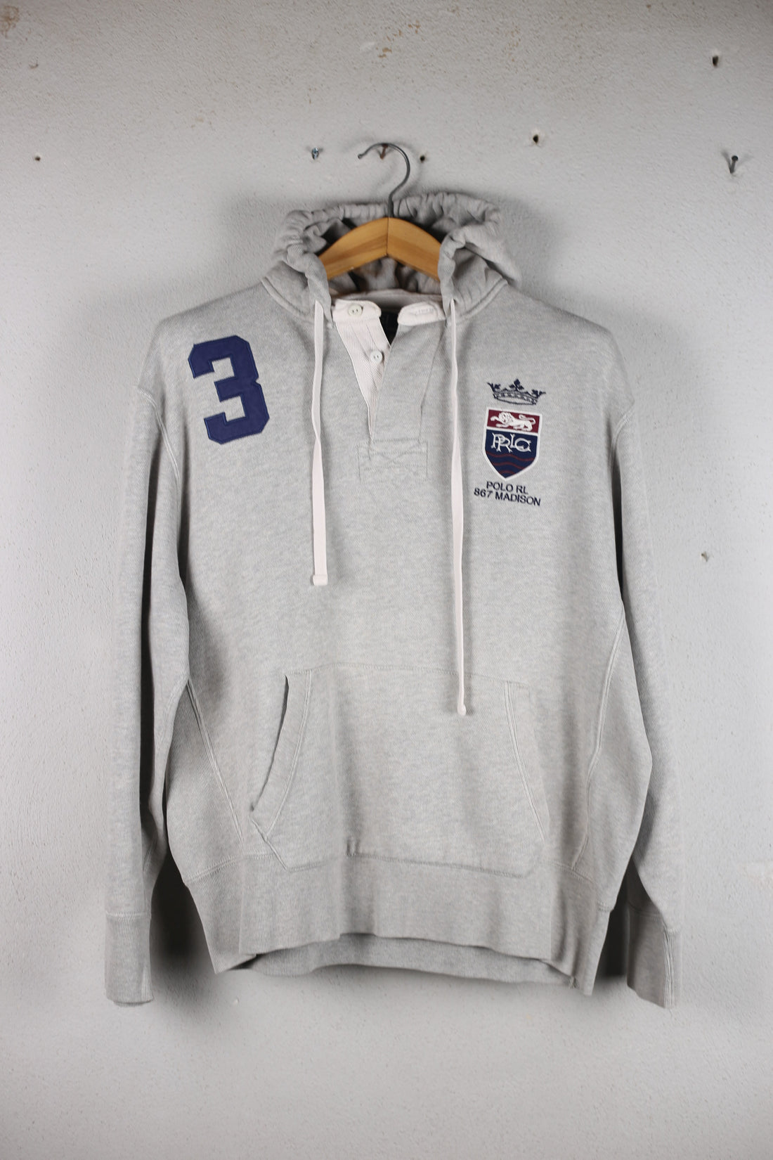 FELPA CON CAPPUCCIO RL- L