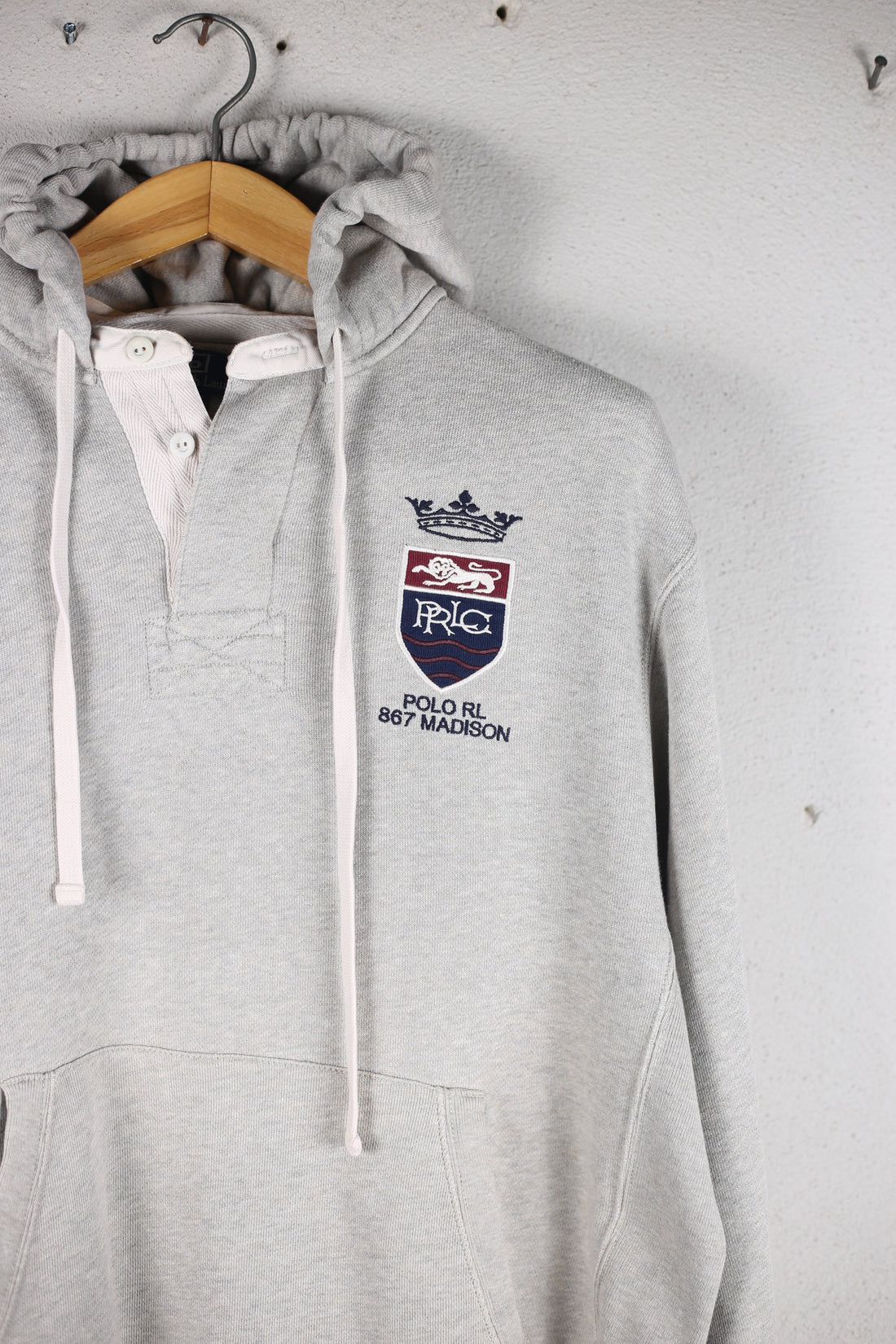 FELPA CON CAPPUCCIO RL- L