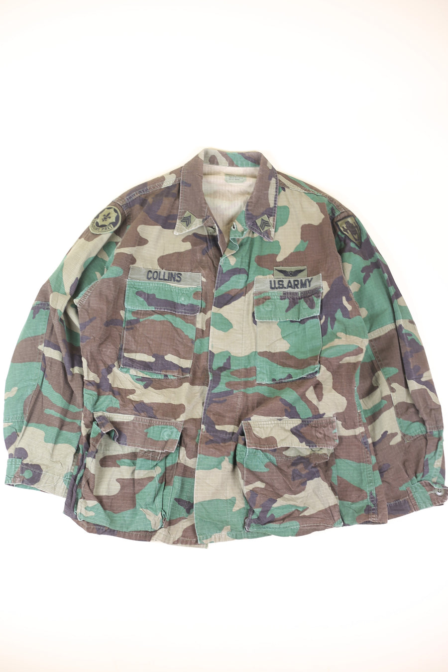 BDU WOODLAND Us ARMY camouflage jacket - L -