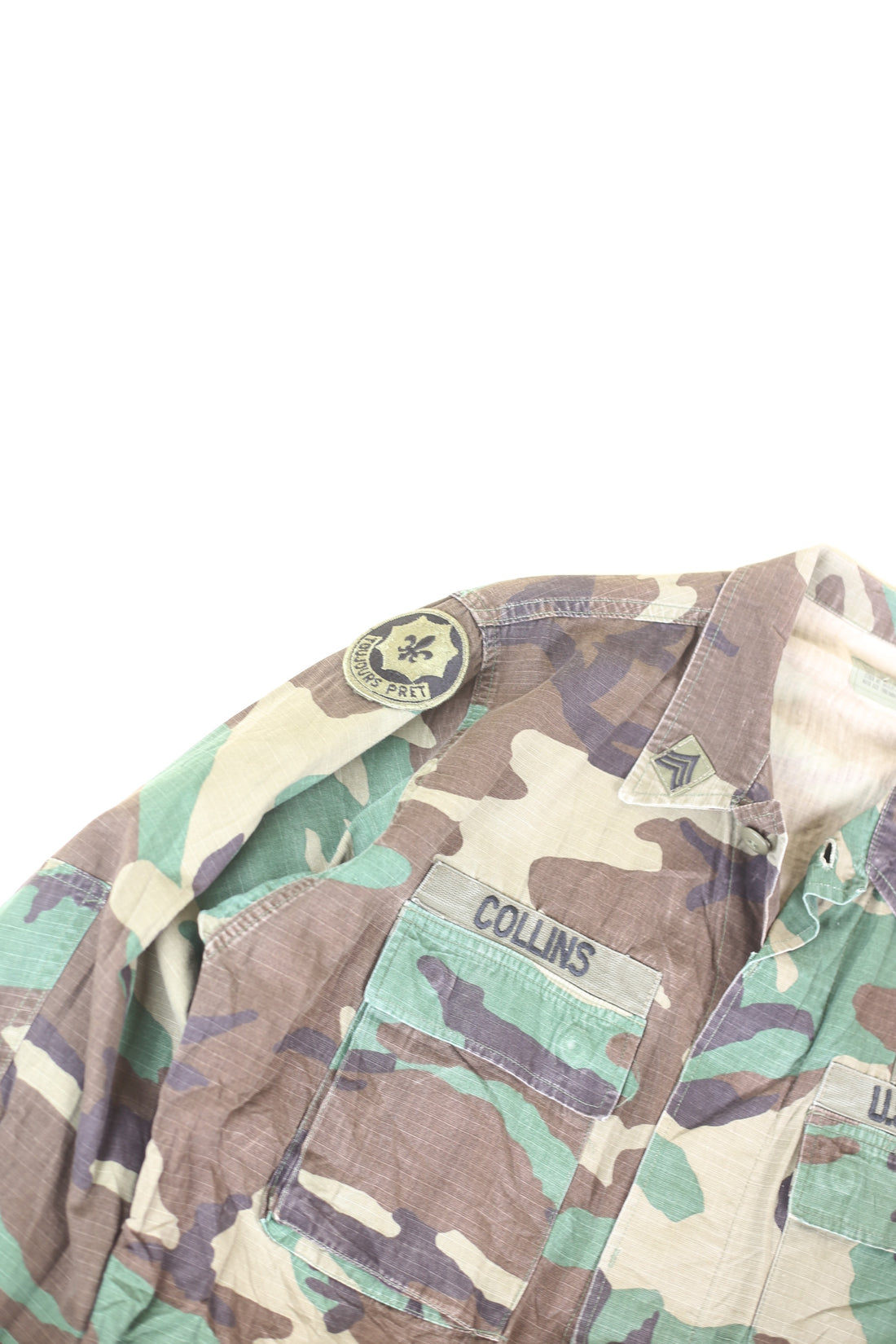 BDU WOODLAND Us ARMY camouflage jacket - L -