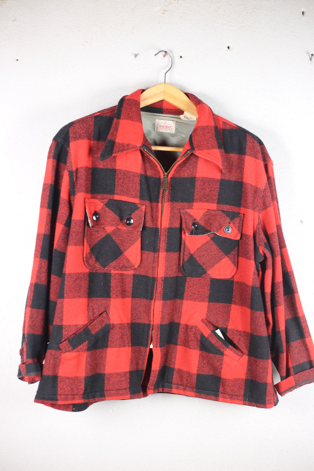 OVER SHIRT BUFFALO  MADE IN USA   -XL-