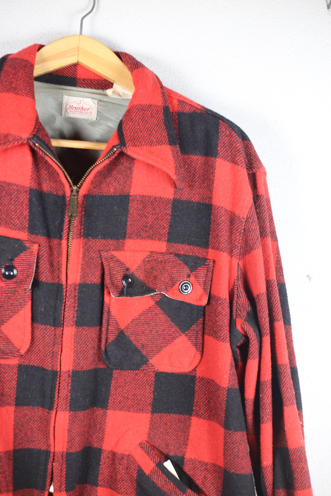OVER SHIRT BUFFALO  MADE IN USA   -XL-
