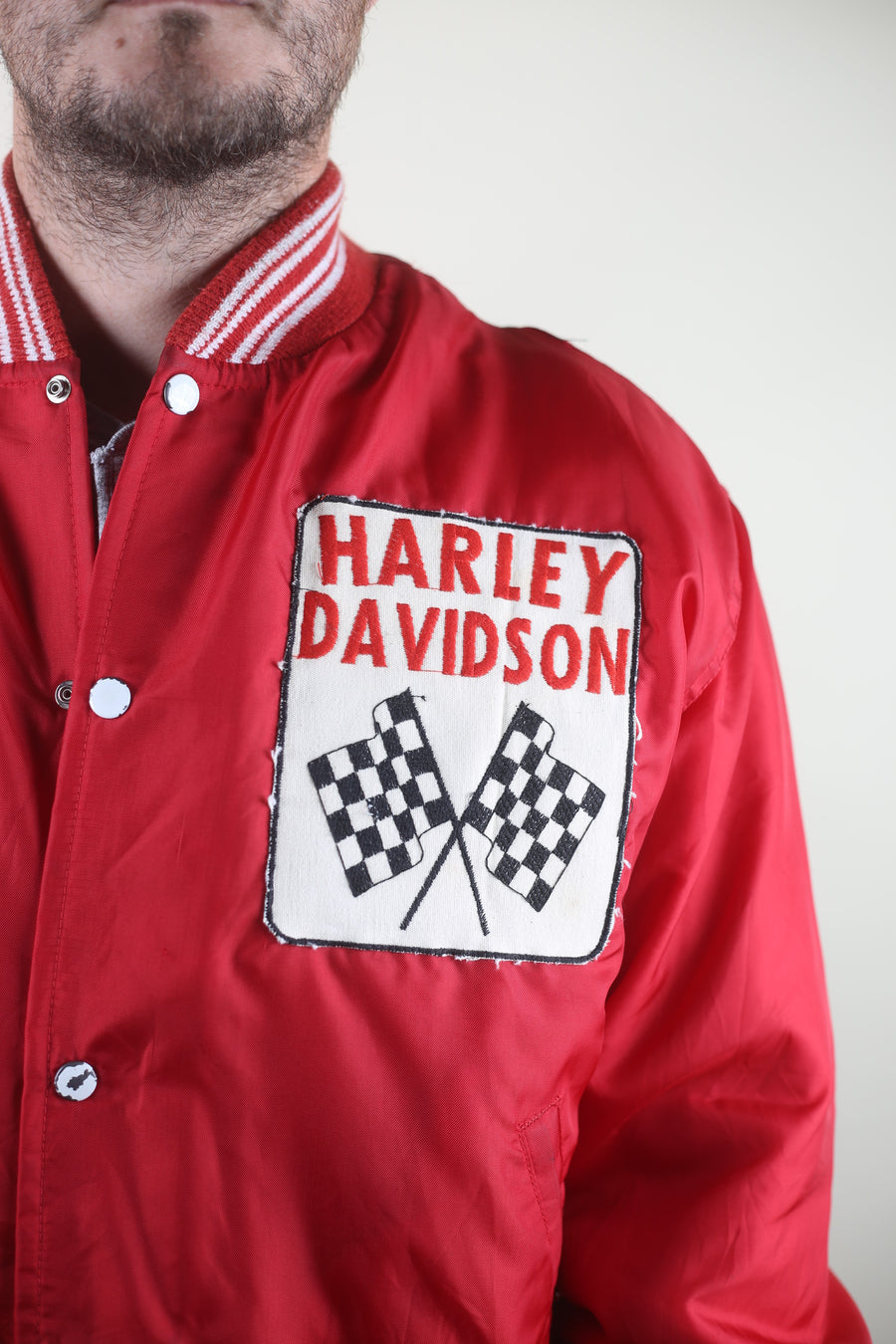 Nylon Varsity MADE IN USA  -  L -