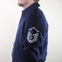 AIR FORCE BOMBER JACKET WITH EMBROIDERY - L -