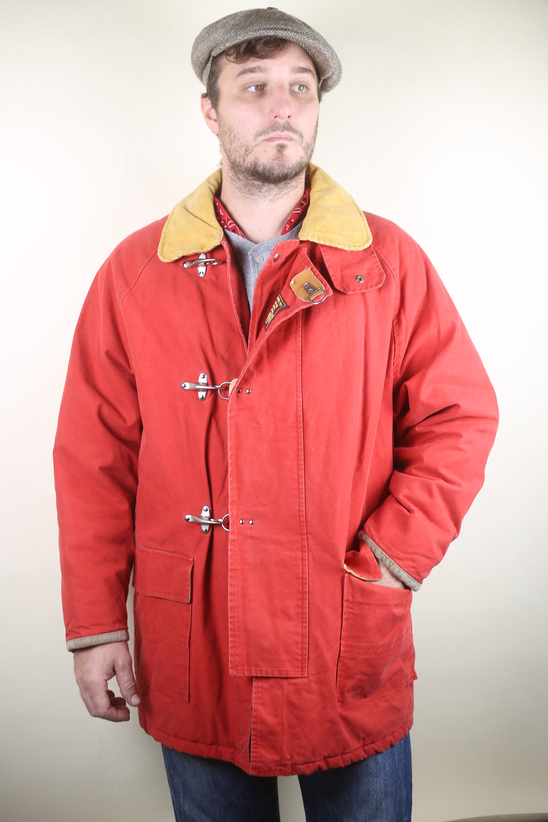 GIACCA VINTAGE WAMPUM CON GANCI   - L -