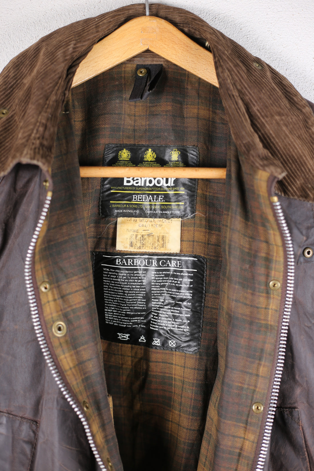 BARBOUR BEDALE   -  XL - (C44 112)
