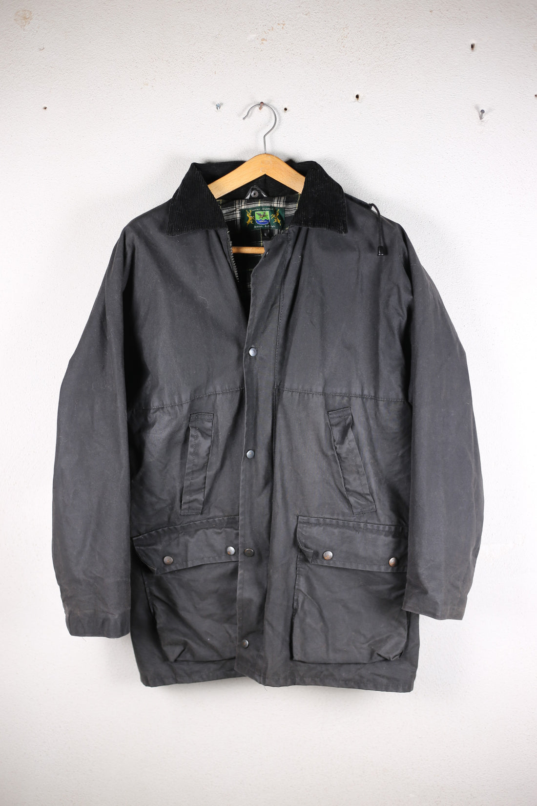 WAX VINTAGE JACKET  MADE IN UK - M -