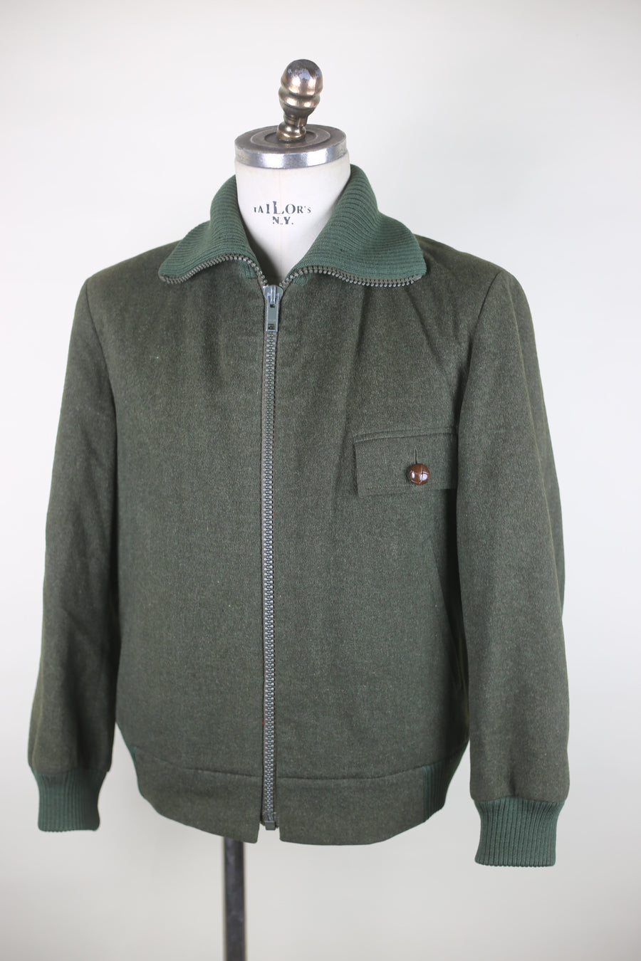 Bomber in lana e alpaca - S -