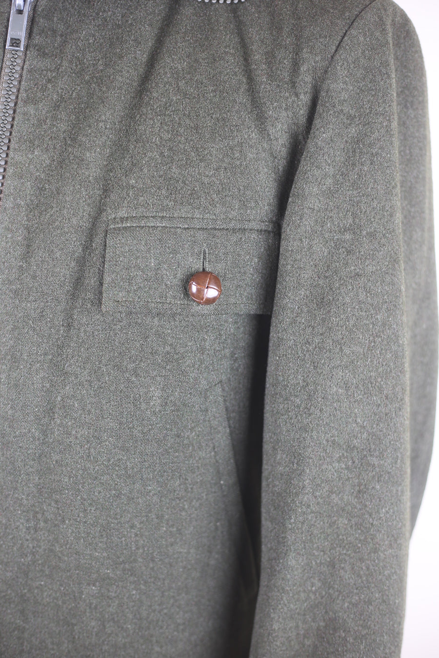 Bomber in lana e alpaca - S -