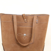 leather tote bag