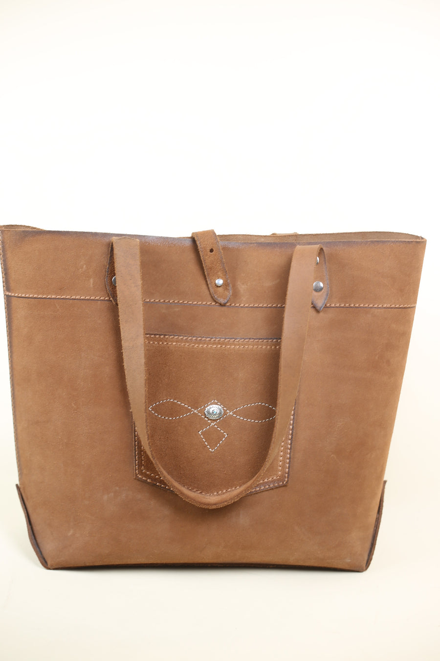 leather tote bag