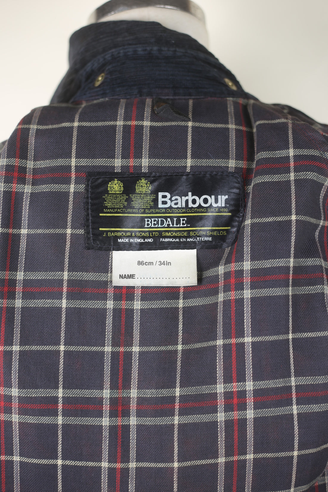 RARE Barbour Bedale 4 pockets - C34 -
