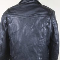 Giacca chiodo  in pelle vintage  - L -