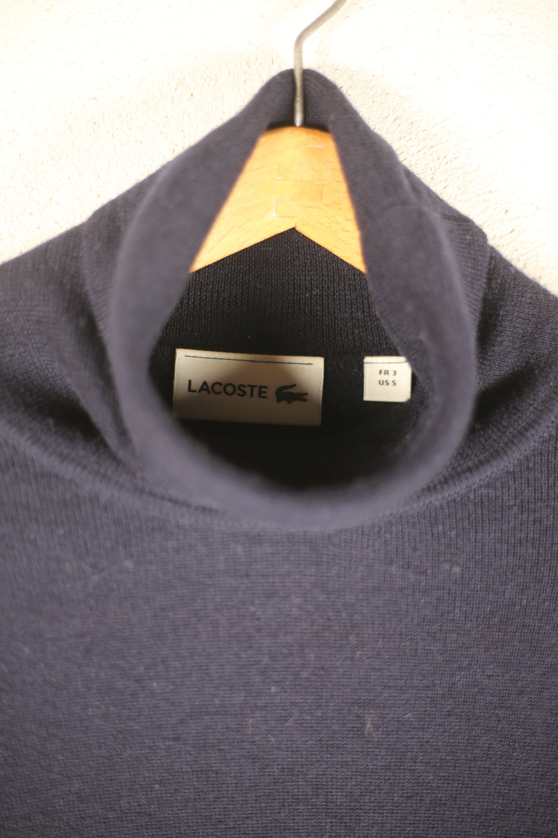 TURTLE NECK  LACOSTE   - S -