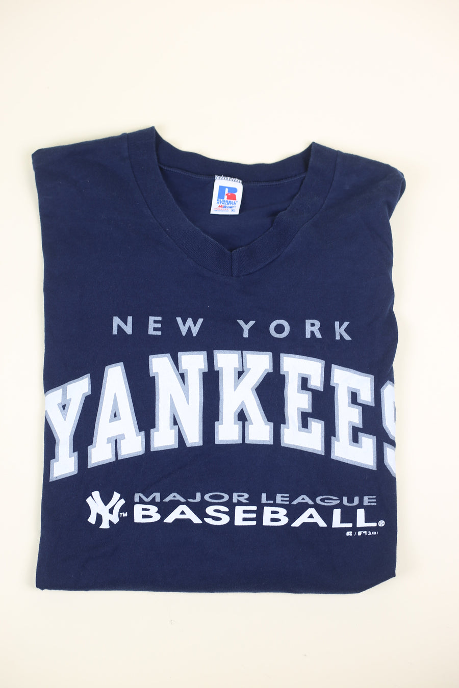 T-shirt  YANKEES RUSSEL MADE IN USA    - XL -