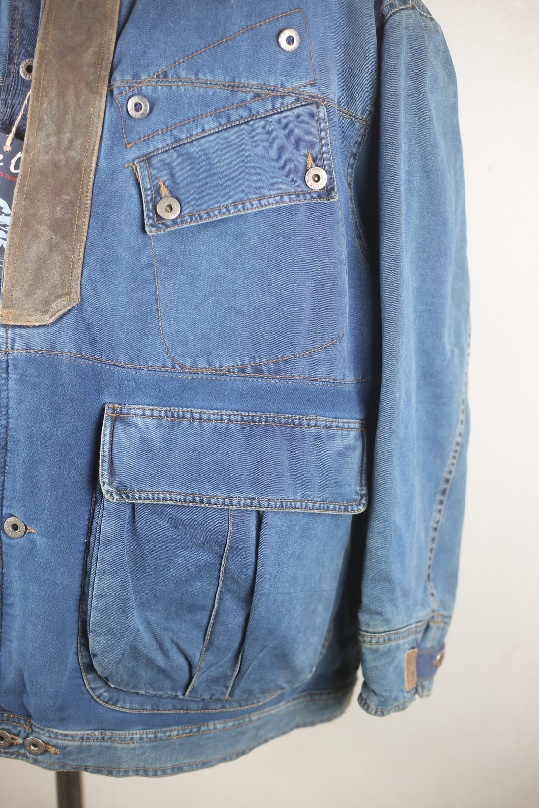 DEADSTOCK DENIM JUNGLE JACKET - L-