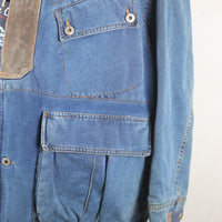 DEADSTOCK DENIM JUNGLE JACKET - L-