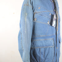 DEADSTOCK DENIM JUNGLE JACKET - L-